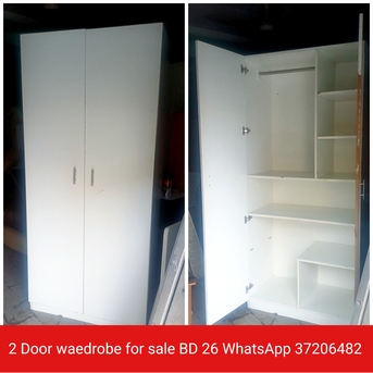 Riffa, Furniture, BHD 26,  ✅️ 2 Door Wardrobe 4 Sale In Good Condition With Delivery