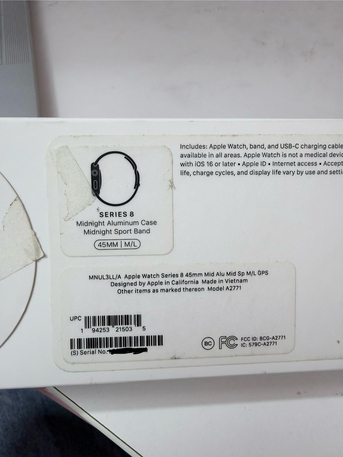 Riyadh, Watches, SAR 600,  Apple Watch Series 8 , 45MM