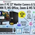 BHD 103,  DELL Core I7 (8 CPUs)35x Fast Computer 22" FHD Monitor Built-in Camera,Speaker Teams, Zoom