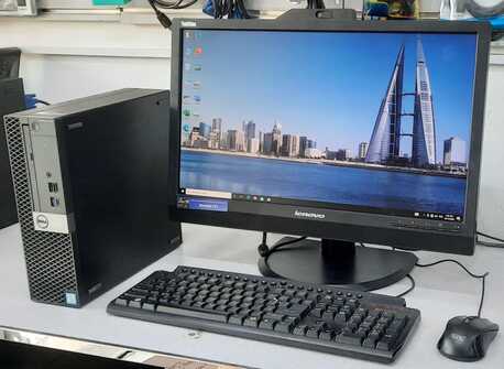 Manama, Computers, BHD 103,  DELL Core I7 (8 CPUs)35x Fast Computer 22" FHD Monitor Built-in Camera,Speaker Teams, Zoom
