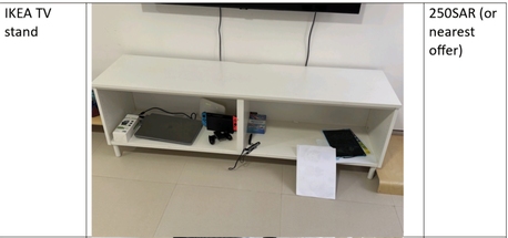 Riyadh, Furniture, SAR 300,  Wardrobe And Fridge And TV Stand