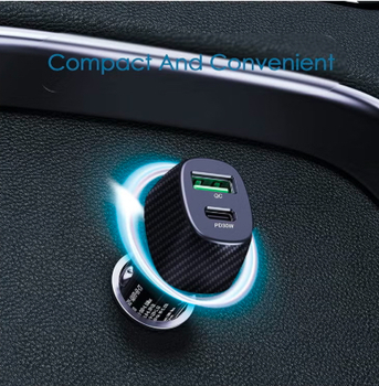 Riyadh, Electronics, SAR 50,  38W Fast Car Charger Family Package &ndash; Dual USB Quick Charger + Type-C, Lightning & Micro U