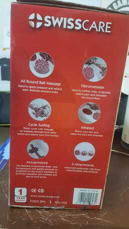 Gudaibiya, Health & Beauty Items, BHD 10,  Swisscare Foot Spa