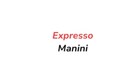 Rio de Janeiro, Business, Expresso Manini