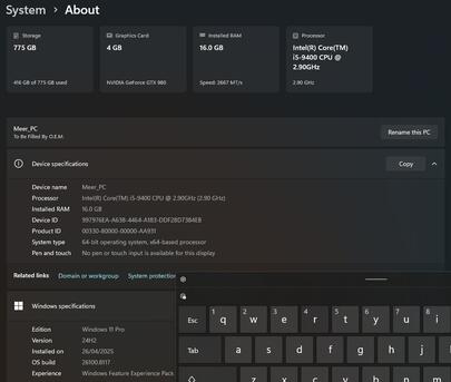 Jeddah, Computers, SAR 1800,  Gaming PC, Nvidia GTX980, 16Gb RAM, I5-9400 CPU, Win11