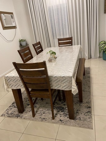 Dammam, Furniture, SAR 500,  Dining Table And Sofa Set For Sale