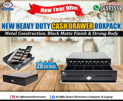 Manama, Computers, BHD 28,  Brand New High Quality Cash Drawer Strong Body (IN JUST 28.00/-BHD) Contact: +973 34593559