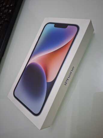 Riyadh, Mobile Phones, SAR 1600,  IPhone 14 (128GB) 5G Deep Blue Slightly Used, As Good As New, With 89% Battery