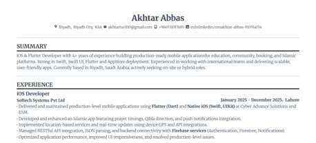 Dammam, Job Seekers, IOS And Flutter Developer