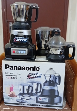 Riffa, Appliances, BHD 28,  Panasonic 2000W Mixer Grinder