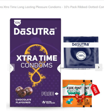 Kurnool, Health & Beauty Items, Best Condoms For Last Longer | DaSutra Extra Time