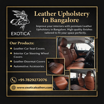 Bangalore, Automotive, Leather Upholstery In Bangalore