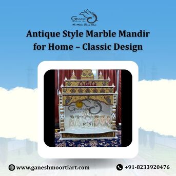 Jaipur, Collectibles, INR 25000,  Antique Style Marble Mandir For Home &ndash; Classic Design