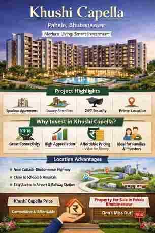 Bhubaneswar, Apts/Flats Wanted, Khushi Capella Bhubaneswar
