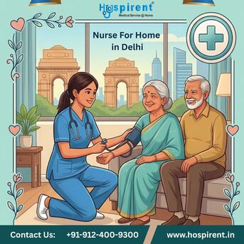 New Delhi, Elder Care, Nurse At Home In Delhi