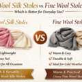Best Wool Silk Stoles & Fine Wool Stoles For Winter Fashion
