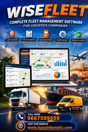 New Delhi, Logistics, Smart Fleet Management Software To Optimize Your Logistics