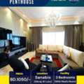 BHD 1050/month,  Furnished,  3 BR,  350 Sq. Meter,  High Luxury Duplex Penthouse For Rent In Abraj Al Lulu.BD.1050/-