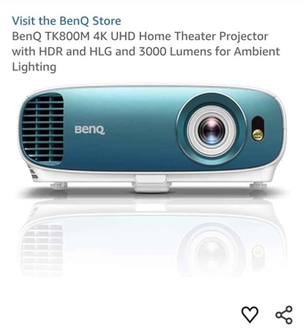 Riyadh, Electronics, SAR 2200,  BenQ TK800M 4K UHD Home Theater Projector BRAND NEW