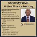 University Level Finance Tutoring