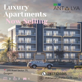 Gurgaon, Apartments, Flats, Houses & Villas, Furnished,  M3M Antalya Hills Located In SPR Road Sector 79 Advantage