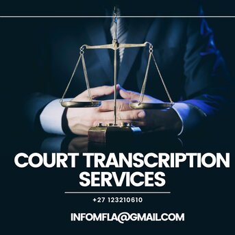 Johannesburg, Legal, Professional Audio Transcription And Translation Service
