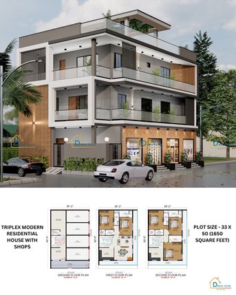 Indore, Interior Design, Live Above, Earn Below, Smart Triplex Design For Indore