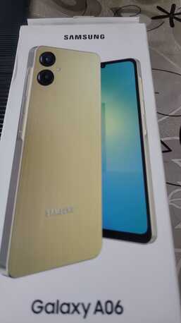 Riyadh, Mobile Phones, SAR 390,  Samsung A06 Golden Color (4gb 128gb} Brand New Unused Mobile For Sale
