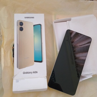 Riyadh, Mobile Phones, SAR 350,  Samsung A06 Golden Color (4gb 128gb} Brand New Unused Mobile For Sale