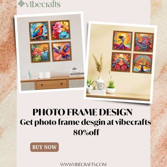 Noida, Household Items, INR 2600,  Photo Frame Design &ndash; Stylish Frames By Vibecrafts