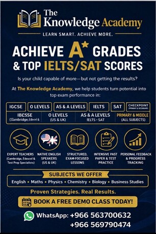 Jeddah, Lessons Offered, The Knowledge Academy