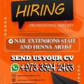 Nail Extension Staff & Henna Artist