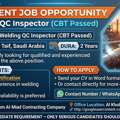 Urgent Requirement For Welding QC Inspector (CBT Passed)