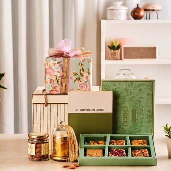 Bangalore, Food, INR 3950,  Stylish Rakhi Gift Hampers Your Brother Will Truly Love