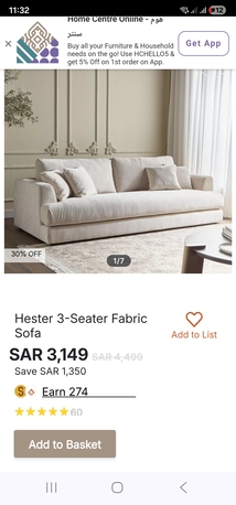 Jeddah, Furniture, Home Centre Sofa