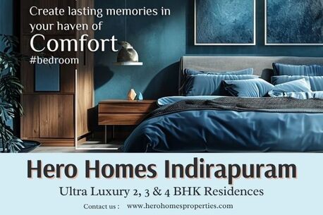 Ghaziabad, Real Estate For Sale, INR 10000000,  2 BR,  1234 Sq. Feet,  Book Premium Homes At Hero Homes Indirapuram Ghaziabad