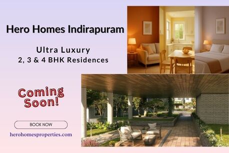 Ghaziabad, Real Estate For Sale, INR 10000000,  2 BR,  1234 Sq. Feet,  Book Premium Homes At Hero Homes Indirapuram Ghaziabad