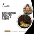 INR 11000,  Brass Nandi Idol For Pooja & Vastu | Siddhhi Arts