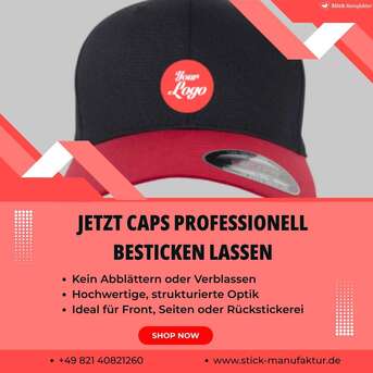 Berlin, Business, Jetzt Caps Professionell Besticken Lassen