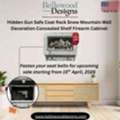USD 199, Hidden Gun Safe Coat Rack – Stylish Concealed Cabinet
