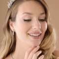USD 266,  MONA Swarovski Crystal Tiara &ndash; 3D Elegant Bridal Wedding Headpiece
