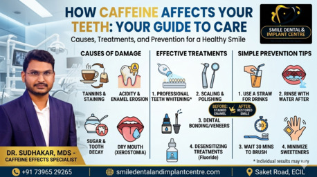 Hyderabad, Dental, COFFEE STAINS OR TOOTH SENSITIVITY? RESTORE YOUR SMILE TODAY!