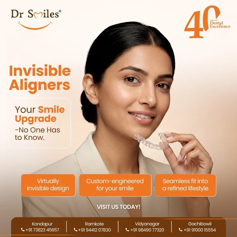 Hyderabad, Dental, Invisible Braces In Hyderabad