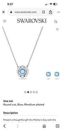 Khobar, Jewelry, SAR 500,  Swaroski Pendent Set New