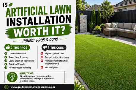 Auckland, Farm/Garden, Is Artificial Lawn Installation Worth It? Honest Pros And Cons