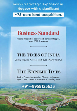 Nagpur, Residential Plots, INR 6500000,  1200 Sq. Feet,  Godrej In Nagpur New Premium Residential Plotted Development