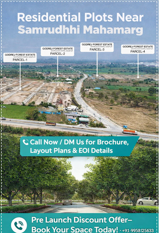 Nagpur, Residential Plots, INR 6500000,  1200 Sq. Feet,  Godrej In Nagpur New Premium Residential Plotted Development