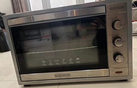 Tubli, Appliances, BHD 45,  Black+Decker Double Mirrored Oven 62L (almost New)