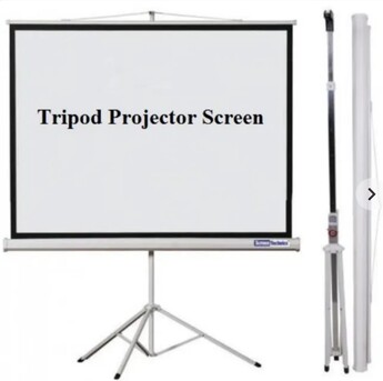 Manama, Computers, BHD 30,  New Projector Screen 60",80",120" & 150" Tripod Stand & Wall Mounted Electrical Available