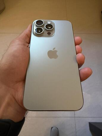 Riyadh, Mobile Phones, SAR 2800,  IPhone 15 Pro Max 256 GB Natural Titanium 89% Battery Health Saudi Purchase